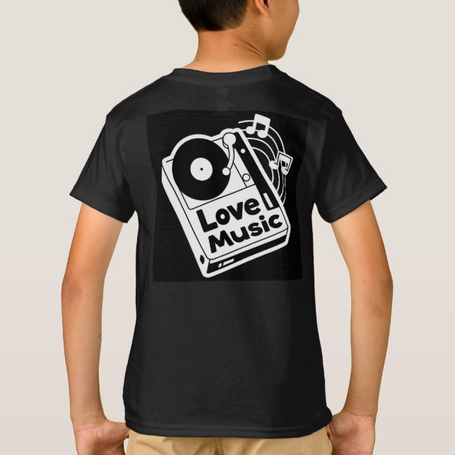 Liebe Music: Spin the Soul T-Shirt (Rückseite)
