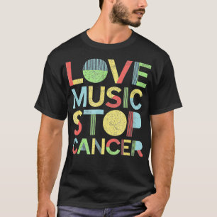 Liebe Music Stopp Cancer St Jude Breast Cancer Pap T-Shirt