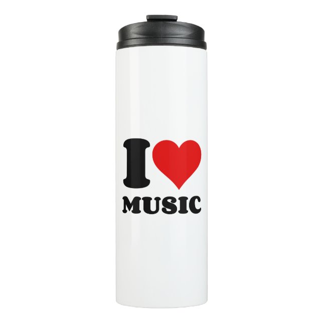 LIEBE MUSIC THERMOSBECHER (Vorderseite)