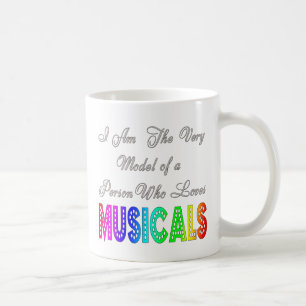 Liebe-Musical-Tasse Tasse