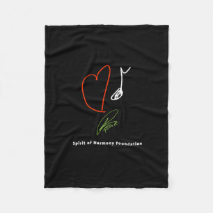 Liebe-Musik-Fleece-Decke Fleecedecke
