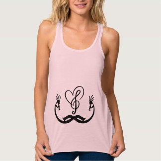 Liebe Musiknote Kokopelli Southwestern Tank Top