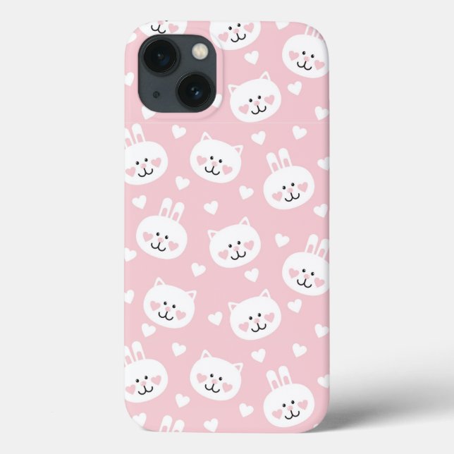 Liebe-Muster 2 Case-Mate iPhone Hülle (Rückseite)