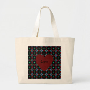 Liebe Muster Jumbo-Tasche Jumbo Stoffbeutel