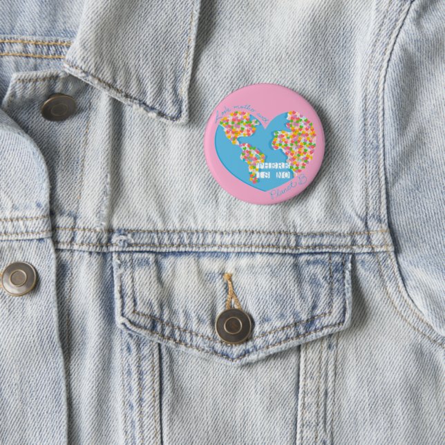 Liebe Mutter Erde Es gibt keinen Planeten B Button (Beispiel)