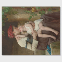 Liebe Mutter mit ihrem Adorable Child (Perrault) Geschenkpapier