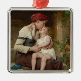 Liebe Mutter mit ihrem Adorable Child (Perrault) Ornament Aus Metall