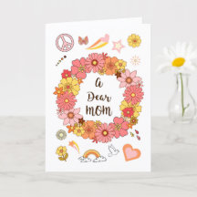 Liebe Mutter Muttertag Frieden & Liebe Karte