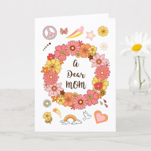 Liebe Mutter Muttertag Frieden & Liebe Karte