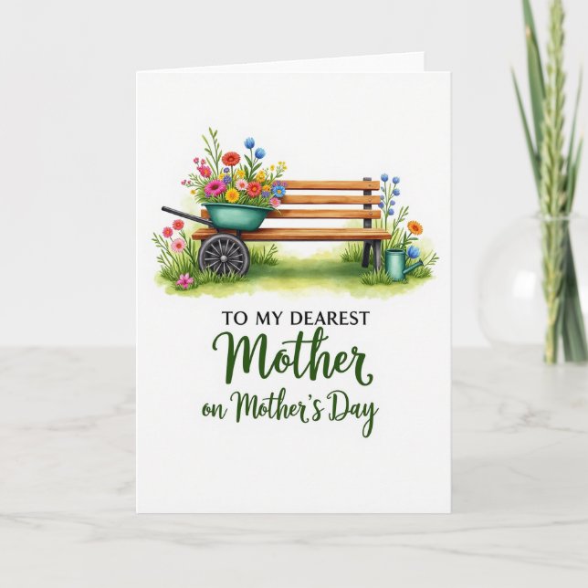 Liebe Mutter Muttertagskarte Karte (Vorderseite)