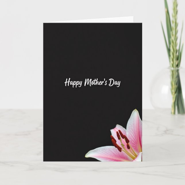 Liebe Mutter zum Muttertag Karte (Vorderseite)