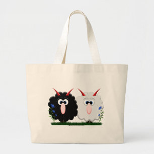 Liebe-Mutterschaf-Taschen-Tasche Jumbo Stoffbeutel