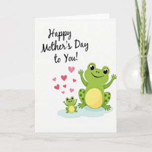 Liebe Muttertag-Froschkarte Karte