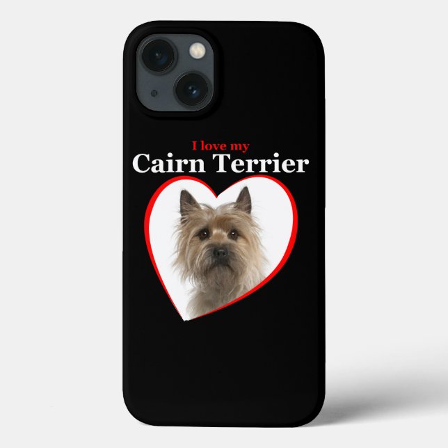 Liebe My Cairn Terrier iPhone Case (Rückseite)