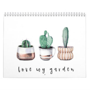 Liebe My Garden Cactus Kalender