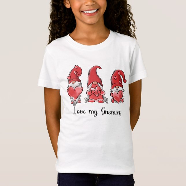 Liebe My Gnomes T-Shirt (Vorderseite)