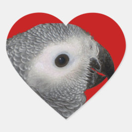 Liebe My Gray Herz-Aufkleber