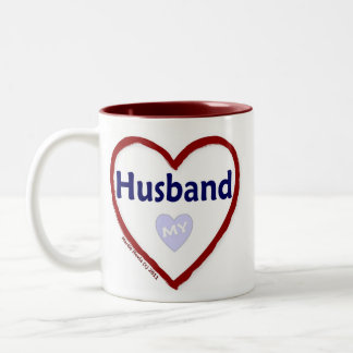 Liebe My Husband Zweifarbige Tasse