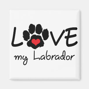 Liebe My Labrador Magnet