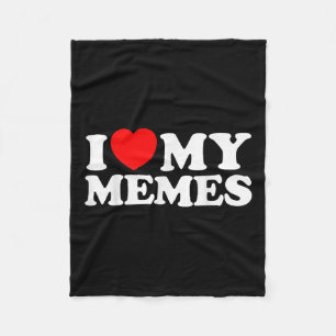 Liebe My Memes Funny Meme Creator Internet Online Fleecedecke