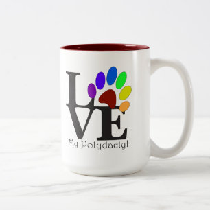 LIEBE My Polydactyl 15 oz Tasse