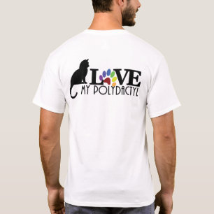 LIEBE My Polydactyl (Back print) T-Shirt