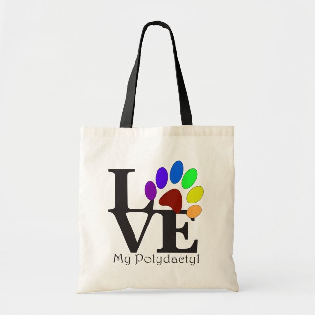 LIEBE My Polydactyl Cat Tasche (Vorne)