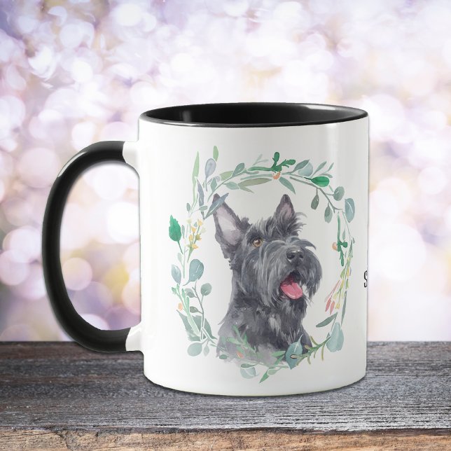 Liebe My Scottish Terrier Wreath Coffee Tasse (Von Creator hochgeladen)