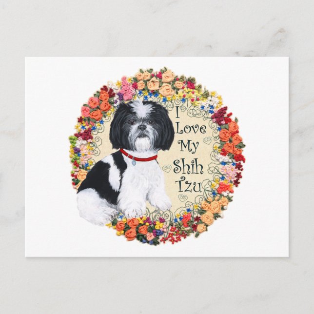 Liebe My Shih Tzu Postkarte (Vorderseite)