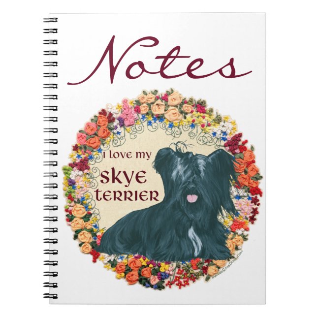 Liebe My Skye Terrier Notizblock (Vorderseite)
