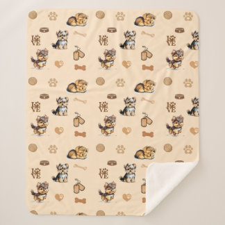 Liebe My Yorkie Tan Sherpadecke