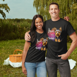 Liebe my Yorkie Unisex Tshirt