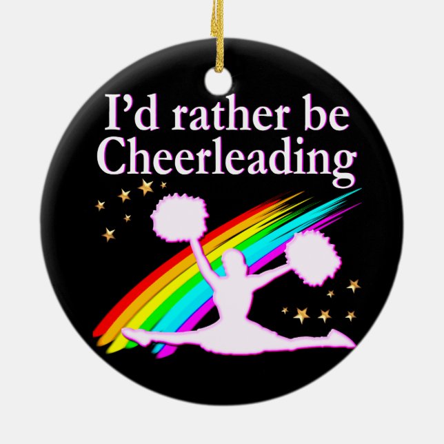 LIEBE NACH CHEERLEAD KERAMIK ORNAMENT (Hinten)