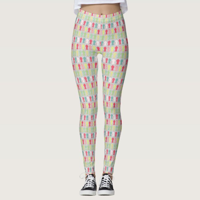 Liebe Nähen Mannequin Grau Leggings (Vorderseite)