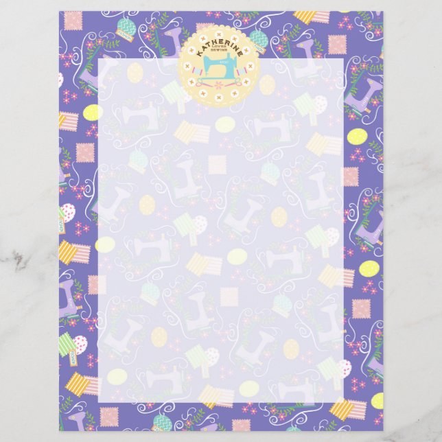 Liebe Nähmaschine Lila (Vorderseite)