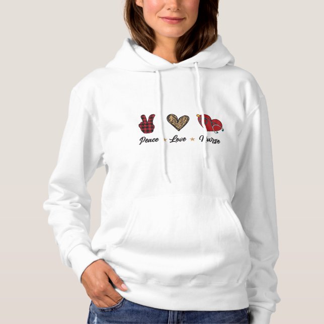 Liebe nähren hoodie (Vorderseite)