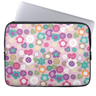 Liebe Nähtasten Rosa Laptopschutzhülle
