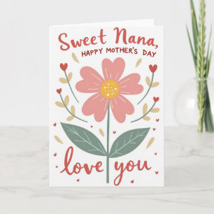 Liebe Nana Muttertagskarte Karte