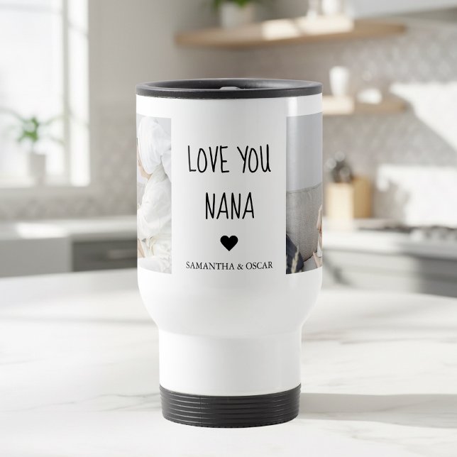 Liebe Nana Personalisiert | Individuelles Fotogesc Reisebecher (Von Creator hochgeladen)