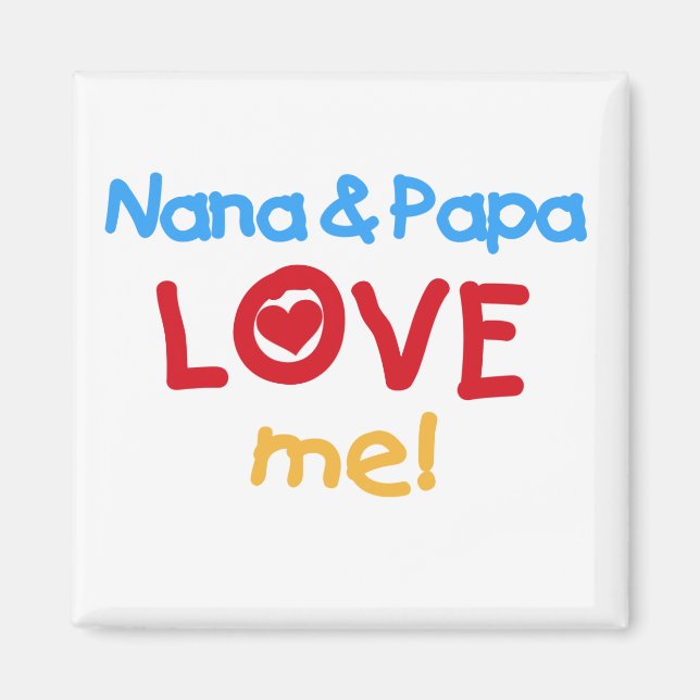 Liebe Nana und Papa Magnet (Vorne)