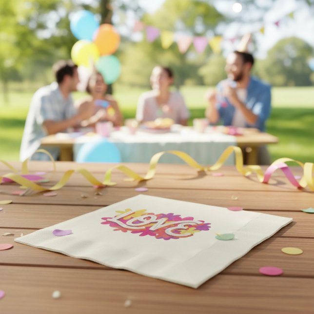 LIEBE Napkins Serviette (Von Creator hochgeladen)