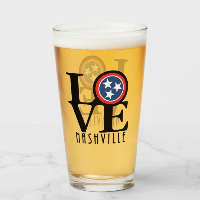 LIEBE Nashville Glas (Vorne (Gefüllt))