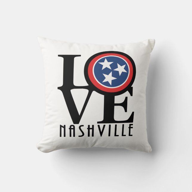 LIEBE Nashville Kissen (Vorderseite)