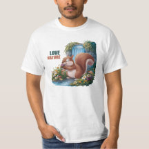 Liebe Natur Lustiges Eichhörnchen