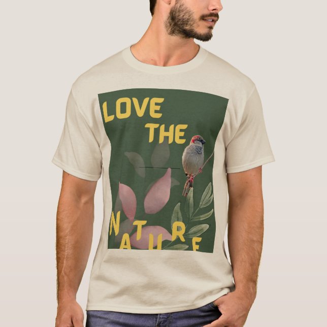 Liebe-Natur-T-Shirt T-Shirt (Vorderseite)