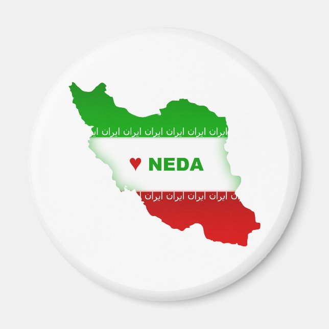 Liebe Neda Magnet (Vorne)