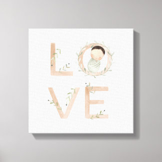 Liebe | Neues Baby Leinwanddruck
