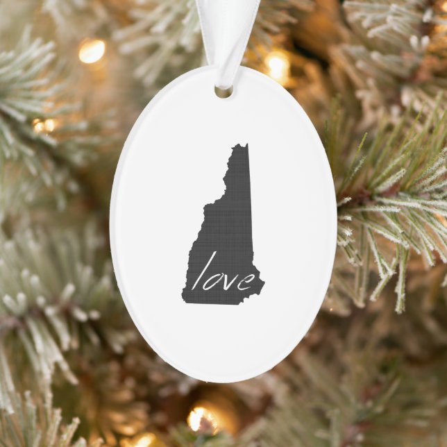 Liebe New Hampshire Ornament (Baum)