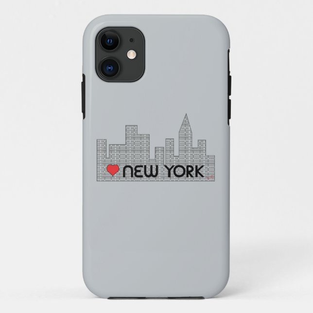 Liebe NEW YORK Case-Mate iPhone Hülle (Rückseite)