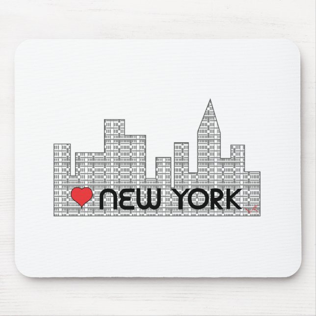 Liebe NEW YORK Mousepad (Vorne)